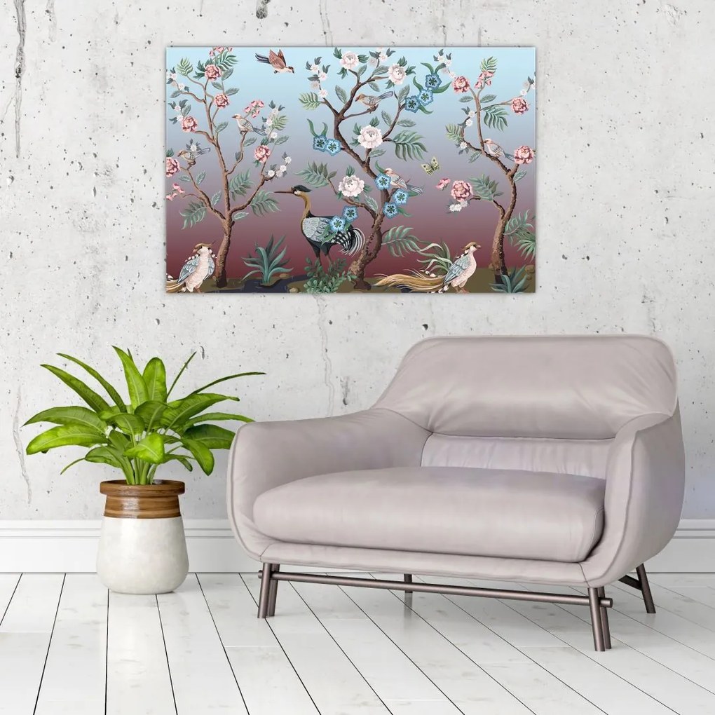 Tablou - Parcul Păsărilor (90x60 cm)