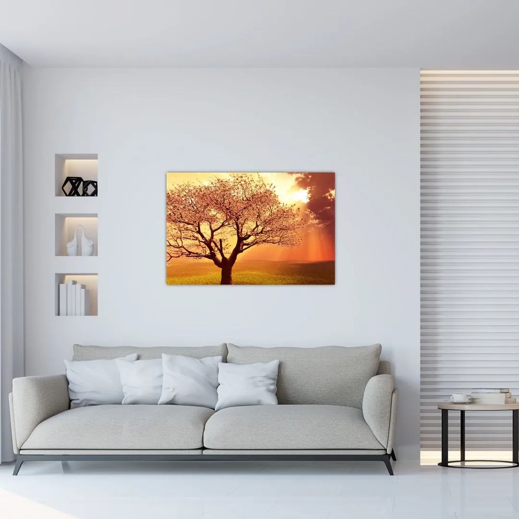 Tablou cu razele lui Dumnezeu (90x60 cm)