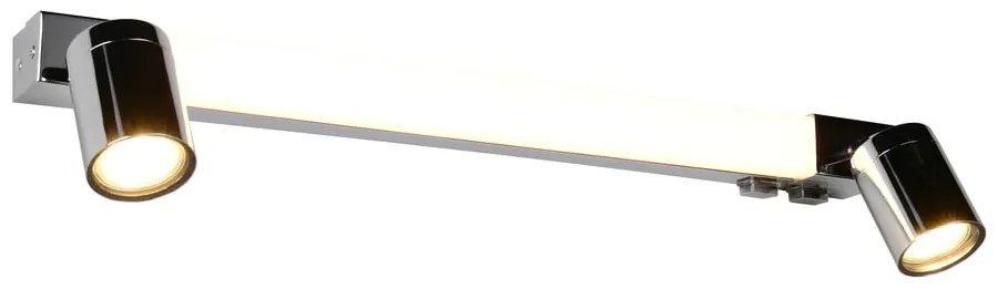 Aplică de perete argintiu-lucios LED Enrico – Trio