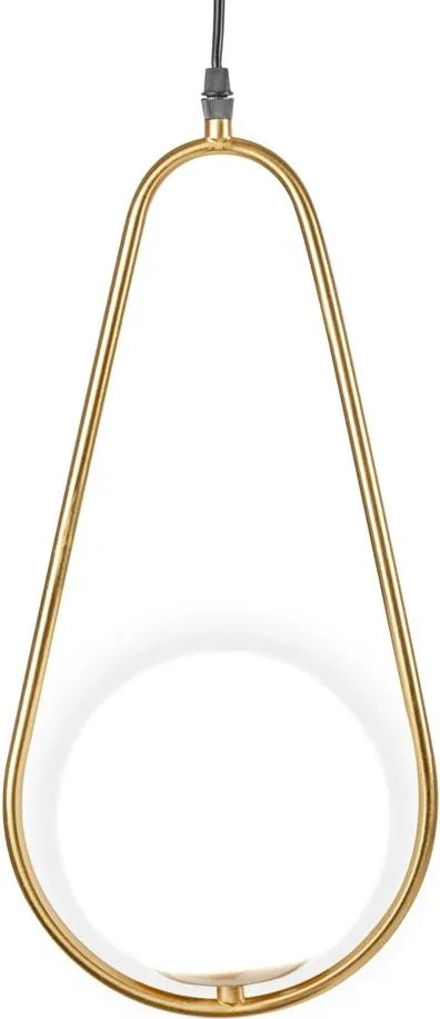Pendul Nuli Erste Auriu 140x20x40cm 40W E14 - Corp Iluminat Modern Metal și Sticlă Elegant pentru Dining sau Dormitor, Înălțime Reglabilă 1.5m