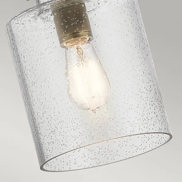 Quintiesse QN-KITNER-P-NBR - Lustră pe tijă KITNER 1xE27/60W/230V auriu/negru