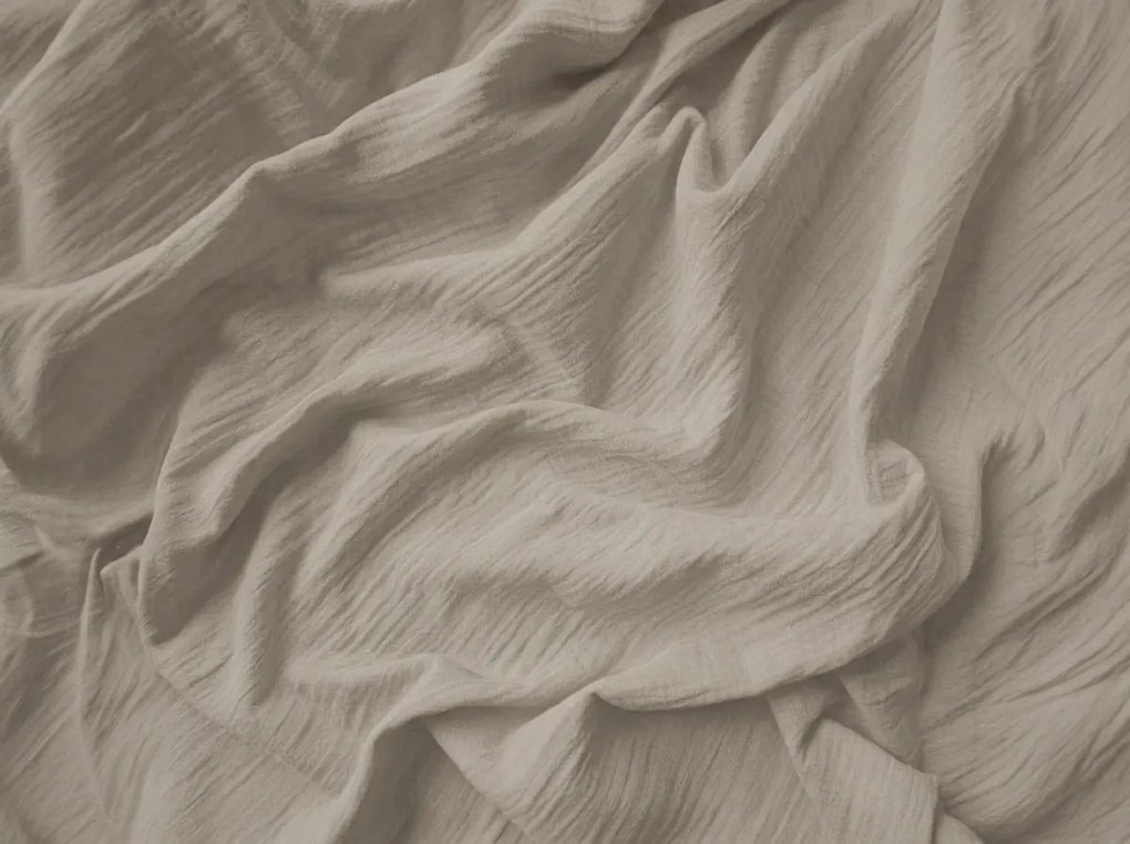 Lenjerie de pat din muselin Mussari bej-gri Dimensiune lenjerie de pat: 70 x 90 cm | 140 x 220 cm