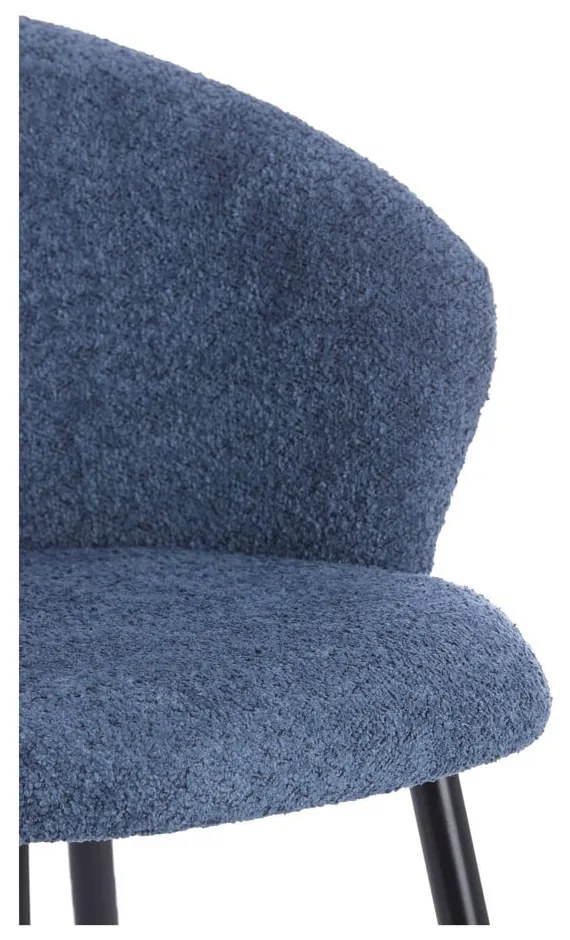 Set de scaune de sufragerie albastru 2 buc. din metal Radaja – Light &amp; Living