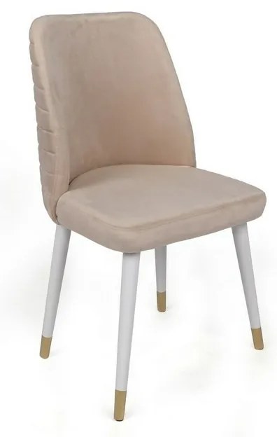 Set de scaune de sufragerie Hugo Cream and White,2 buc.