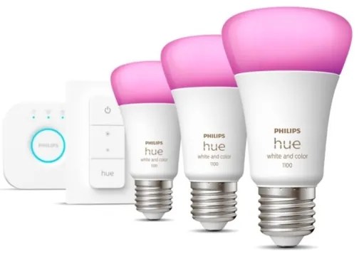 Pachet de pornire Philips Hue WACA 3xE27/9W 2000-6500K + dispozitiv de intercone