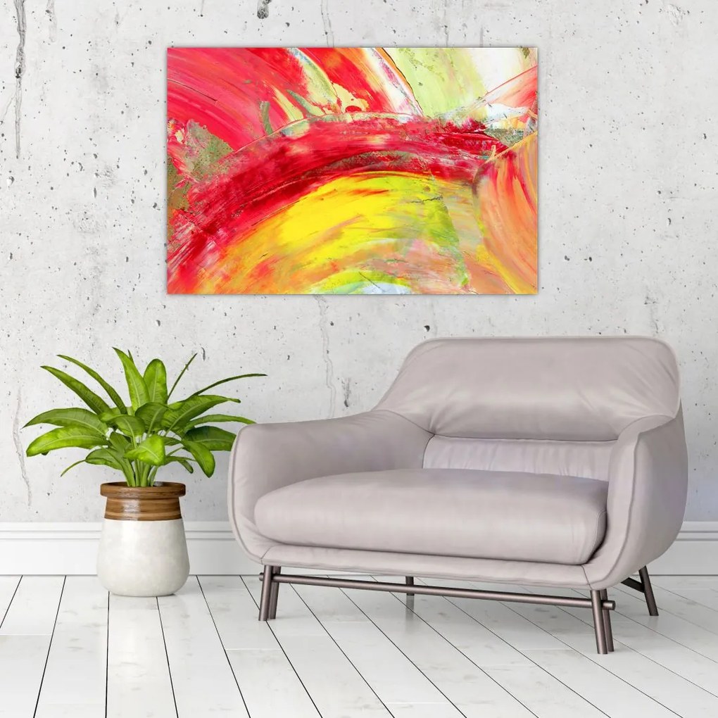 Tablou cu abstracție - pictura (90x60 cm)