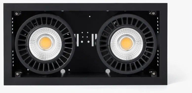 Spot LED incastrabil COLIN-2 Black recessed 48-72W 3000K 56°