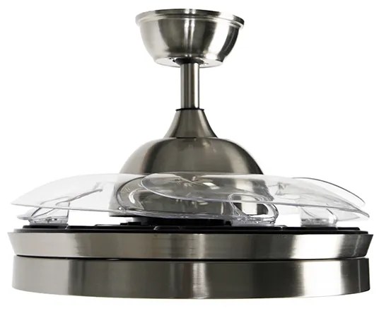 Ventilator de tavan din oțel cu LED și telecomandă - Xiro