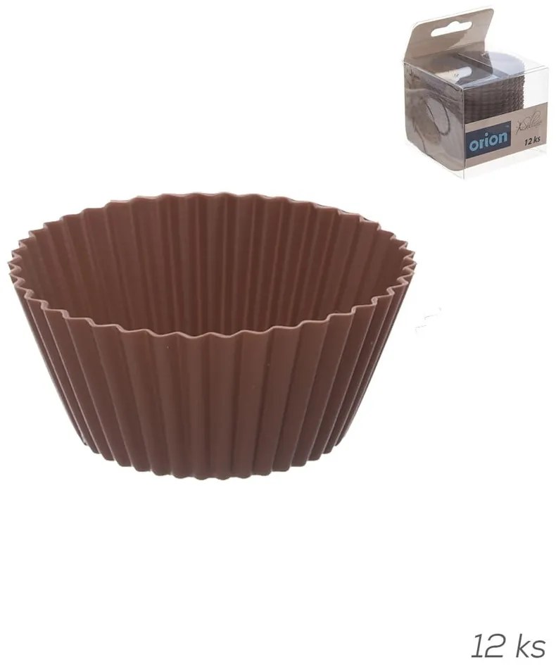 Forme de copt 12 buc. pentru brioșe din silicon ø 5,5 cm – Orion