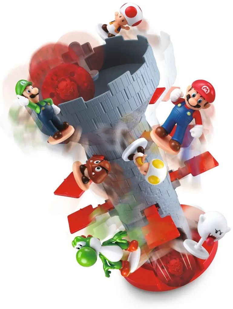 Epoch Super Mario Blow Up joc de societate ShakenTower