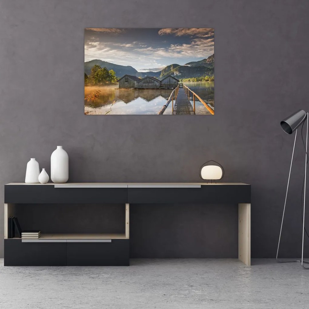 Tablou cu lac (90x60 cm)