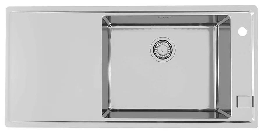 Chiuveta inox Alveus Stricto 30 Satin 98x48 cm dreapta