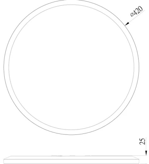 Plafonieră LED pentru baie Globo 41562-24W Light SAPANA LED/24W/230V IP44
