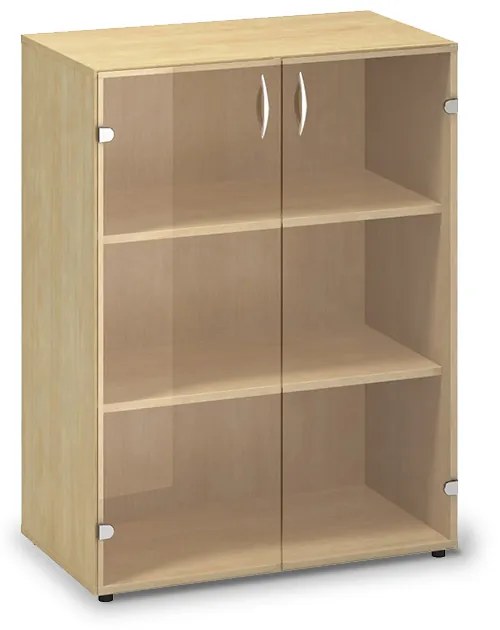 Dulap din sticlă medie ProOffice 80 x 45,8 x 106,3 cm Wild Pear
