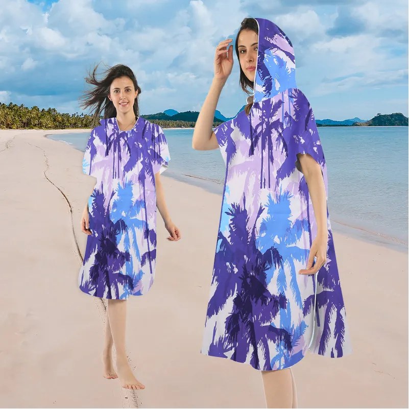 Poncho PALMY violet 80 x 145 cm Dimensiune: 80 x 145 cm