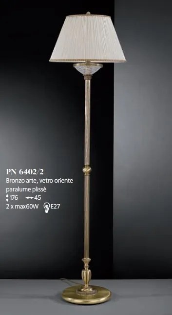 Lampadar din alama design italian H-176cm 6402