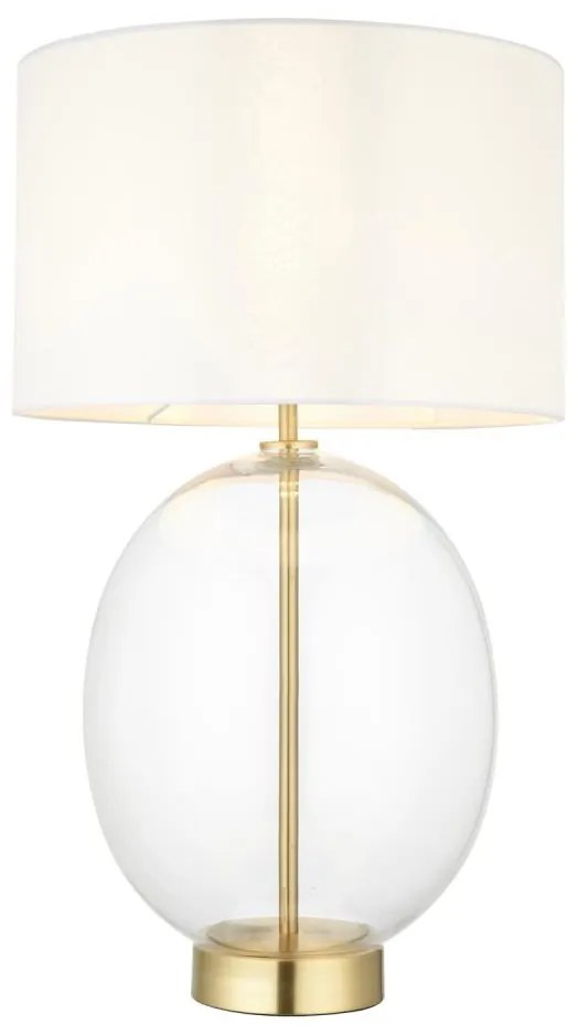 Endon 99292 - Lampă de masă reglabilă KELDA 1xE27/10W/230V crem/auriu