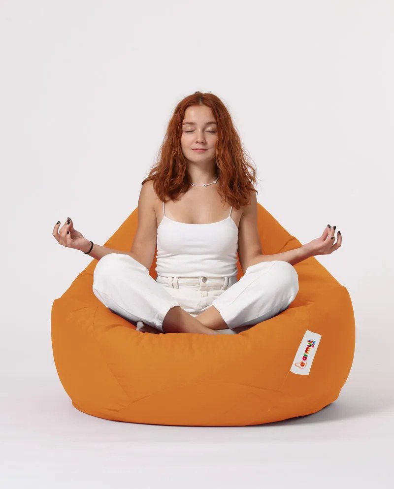 Fotoliu puf pentru grădină Premium XXL - Orange