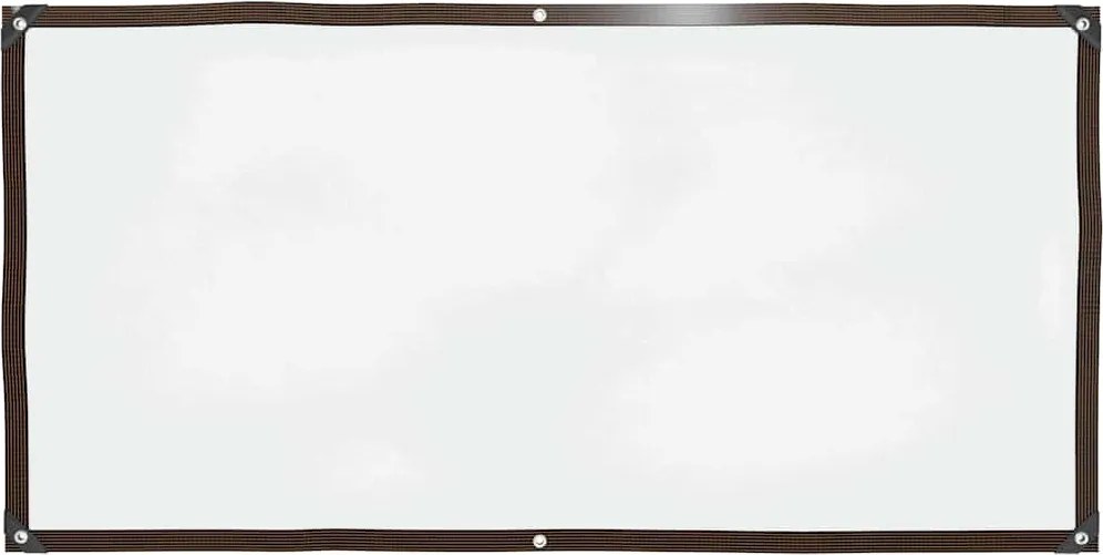 vidaXL Prelata transparenta cu ochiuri 1x2 m polietilena