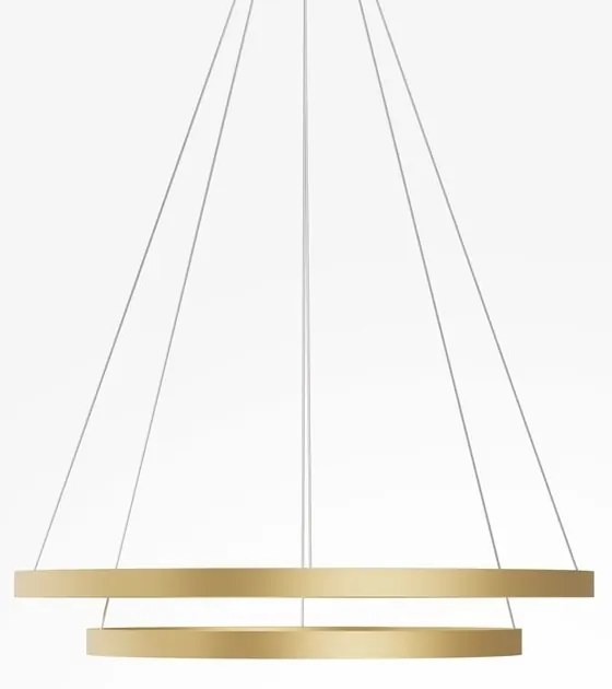 Lustra suspendata LED 2 inele alama Rim