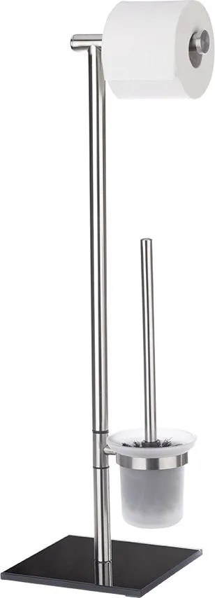 Suport pentru hârtie igienică și perie de toaletă, LIMA - 2 în 1, WENKO