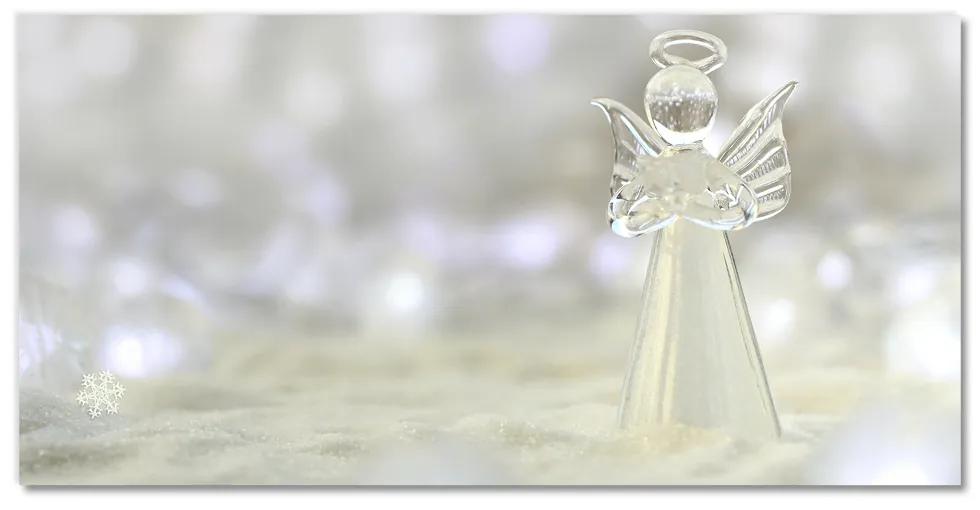 Tablou pe sticla acrilica Un ornament de înger din sticlă proaspătă