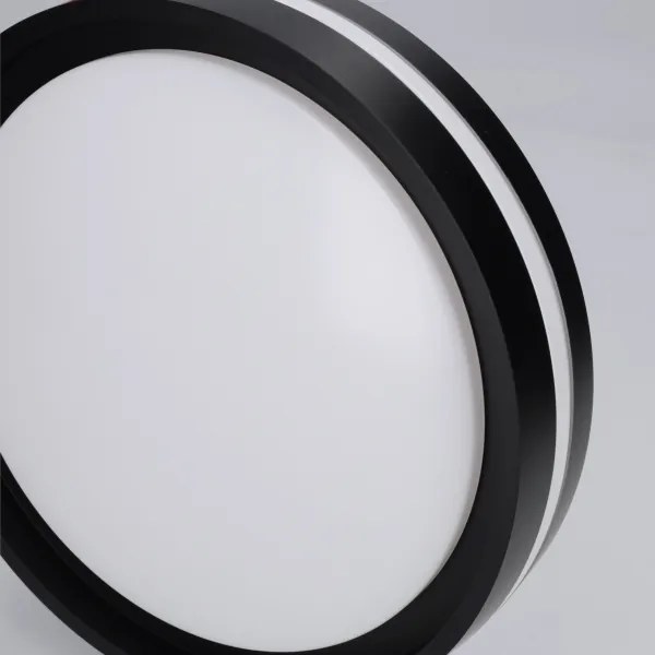 Brilagi - Plafonieră LED NAOMI, 24W, 230V, Ø 28,5 cm, negru