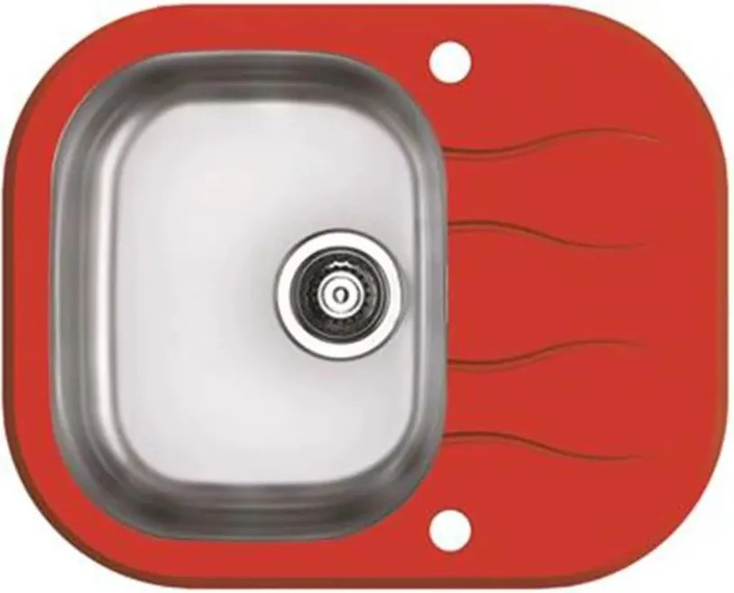 Chiuveta inox Alveus Wave 10 finisaj personalizat 62x50 cm