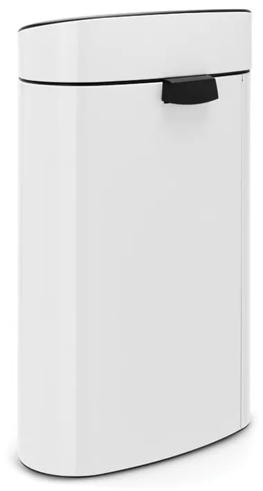Coș de gunoi alb cu senzori de atingere din oțel 40 l Touch Bin – Brabantia
