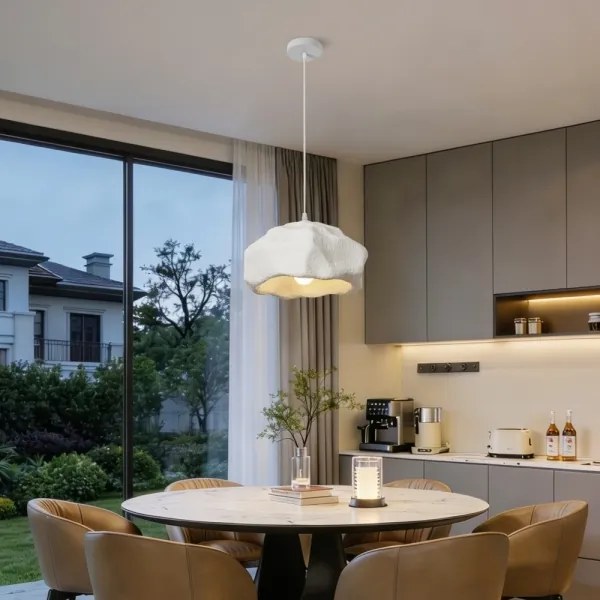 BRILAGI - Lustră pe cablu WABI SABI 1xE27/60W/230V Ø 30 cm albă