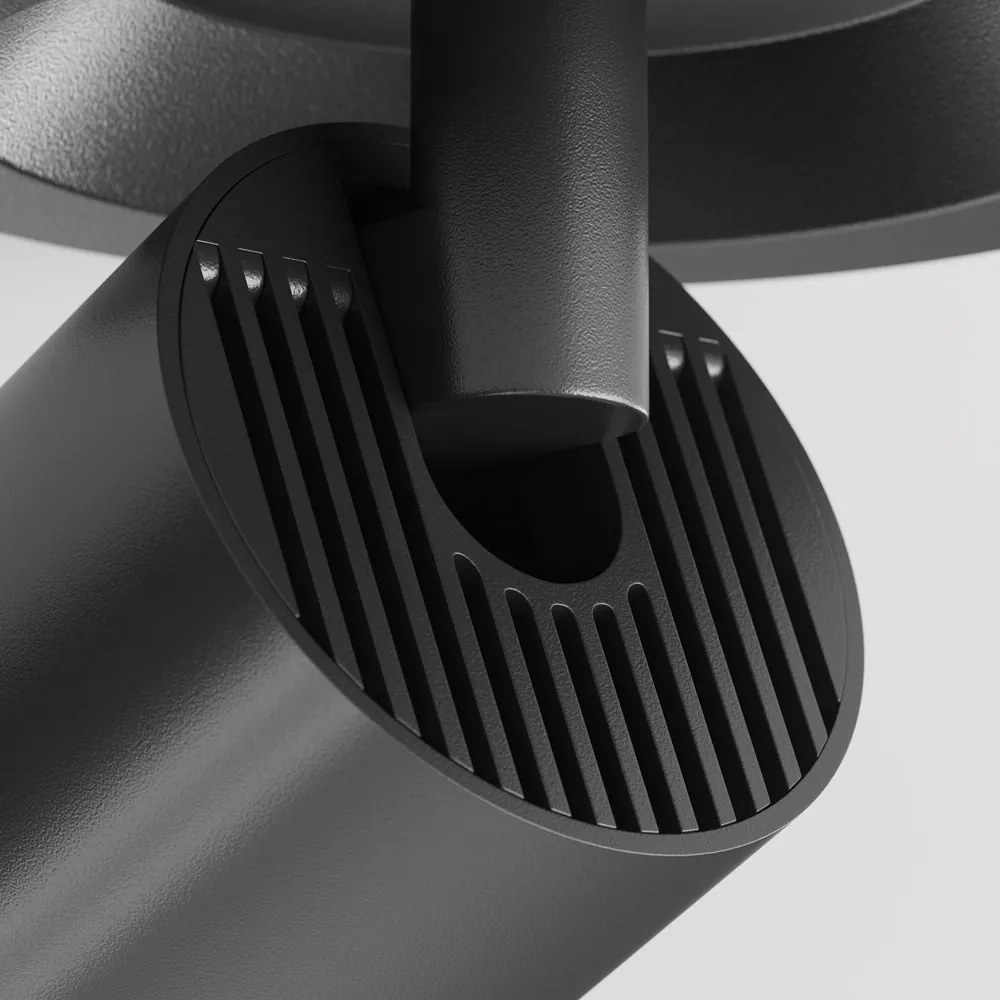 Spot incastrabil design tehnic Focus S negru
