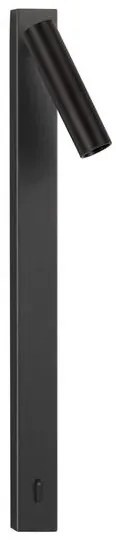 Aplica cu Spot LED directionabil moderna TONDO negru, NVL-9540274