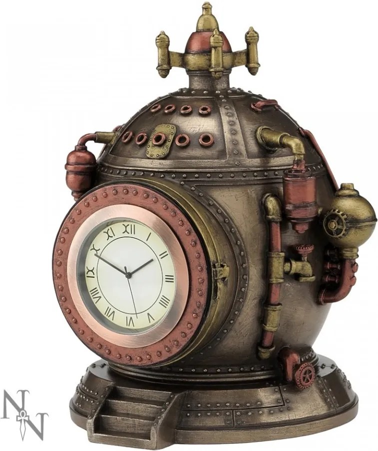 Ceas - caseta de bijuterii steampunk Mecanica timpului