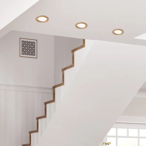 Corp de iluminat LED încastrat WOODY SPOT LED/16,5W/230V 4000K stejar ø 18,5 cm