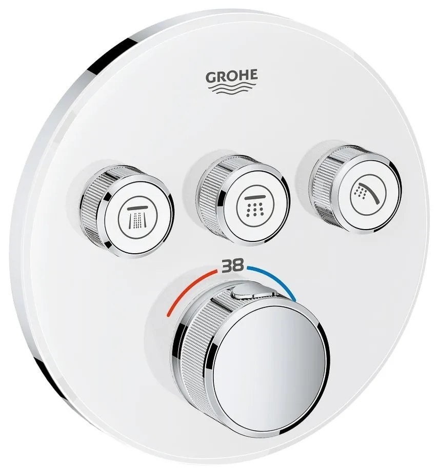 Grohe Grohtherm SmartControl baterie cadă-duș ascuns da alb 29904LS0