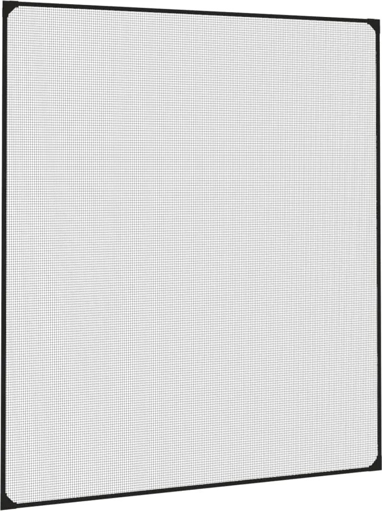 vidaXL Plasă insecte magnetică pentru ferestre, antracit, 120x140 cm
