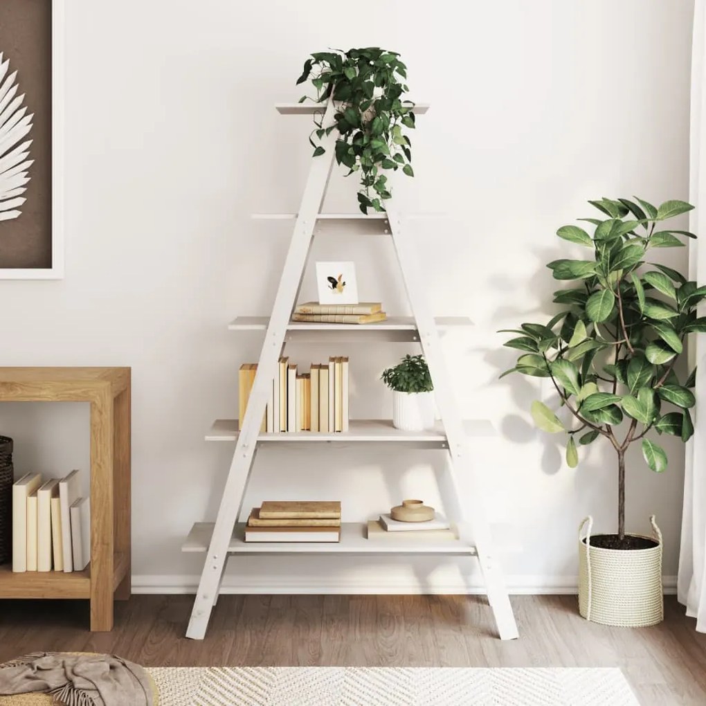 vidaXL Raft cu 5 niveluri în formă de A 110x40x180,5 cm lemn masiv pin