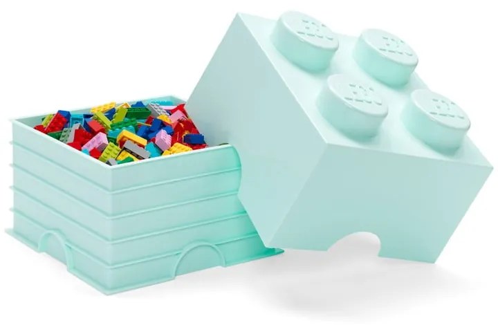 Cutie depozitare LEGO®, albastru deschis