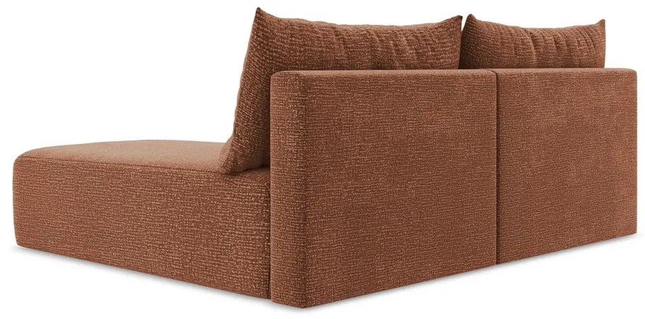 Colțar cărămiziu extensibil/cu spațiu de depozitare (cu colț pe partea dreaptă) Kalena – Makamii