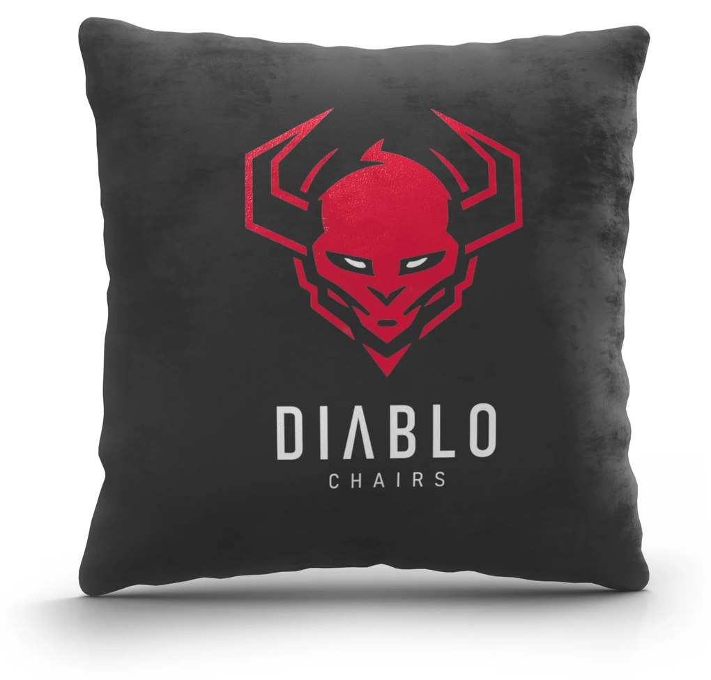 Pernă decorativă Diablo Chairs: neagră