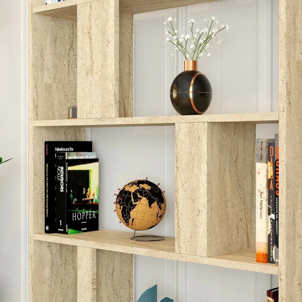 Biblioteca Lime Travertine