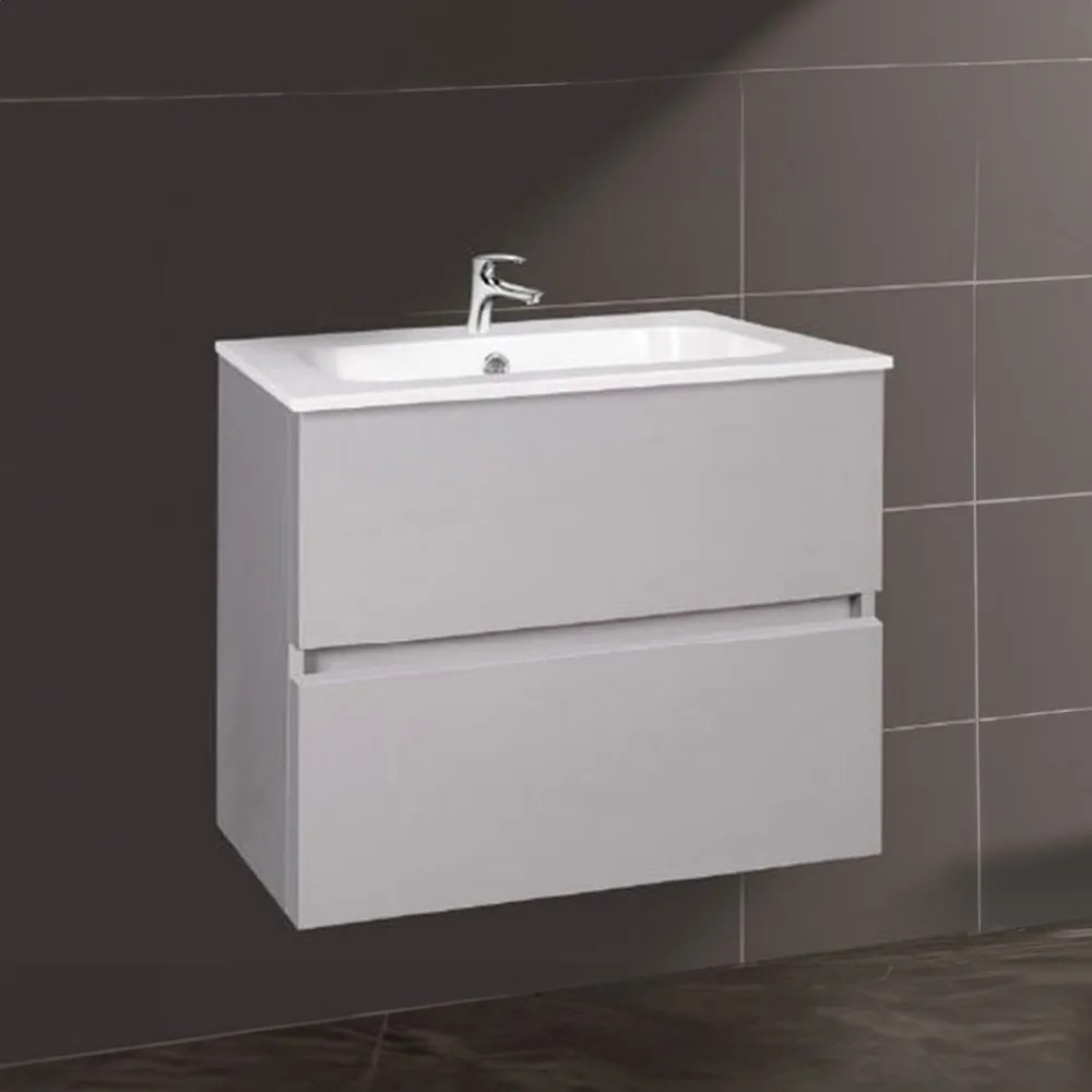 Unitate de toaletă Elois White 60 cu 2 sertare