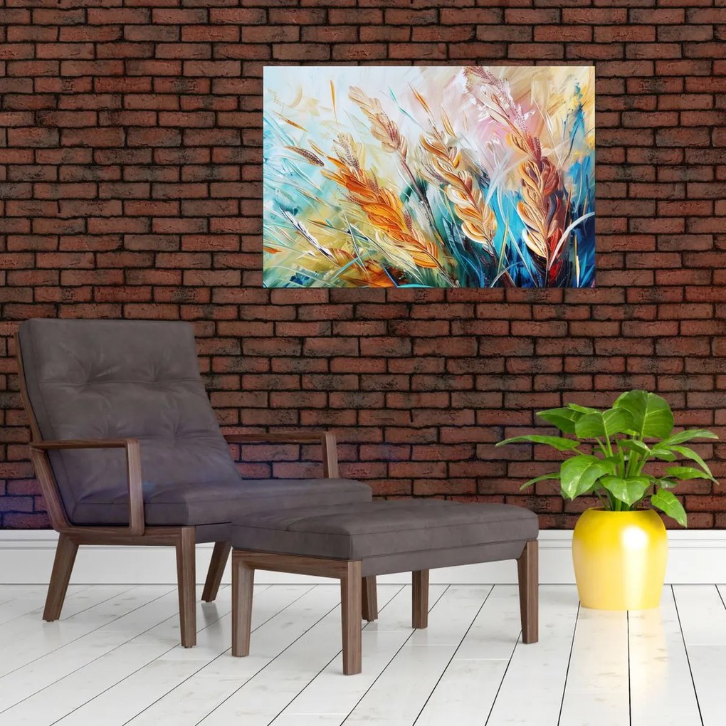 Tablou - Grâu, abstracție (90x60 cm)