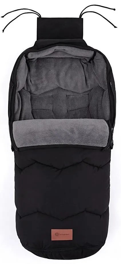 PETITE&MARS - Sac de iarnă 4în1 WARMY pentru copii, negru