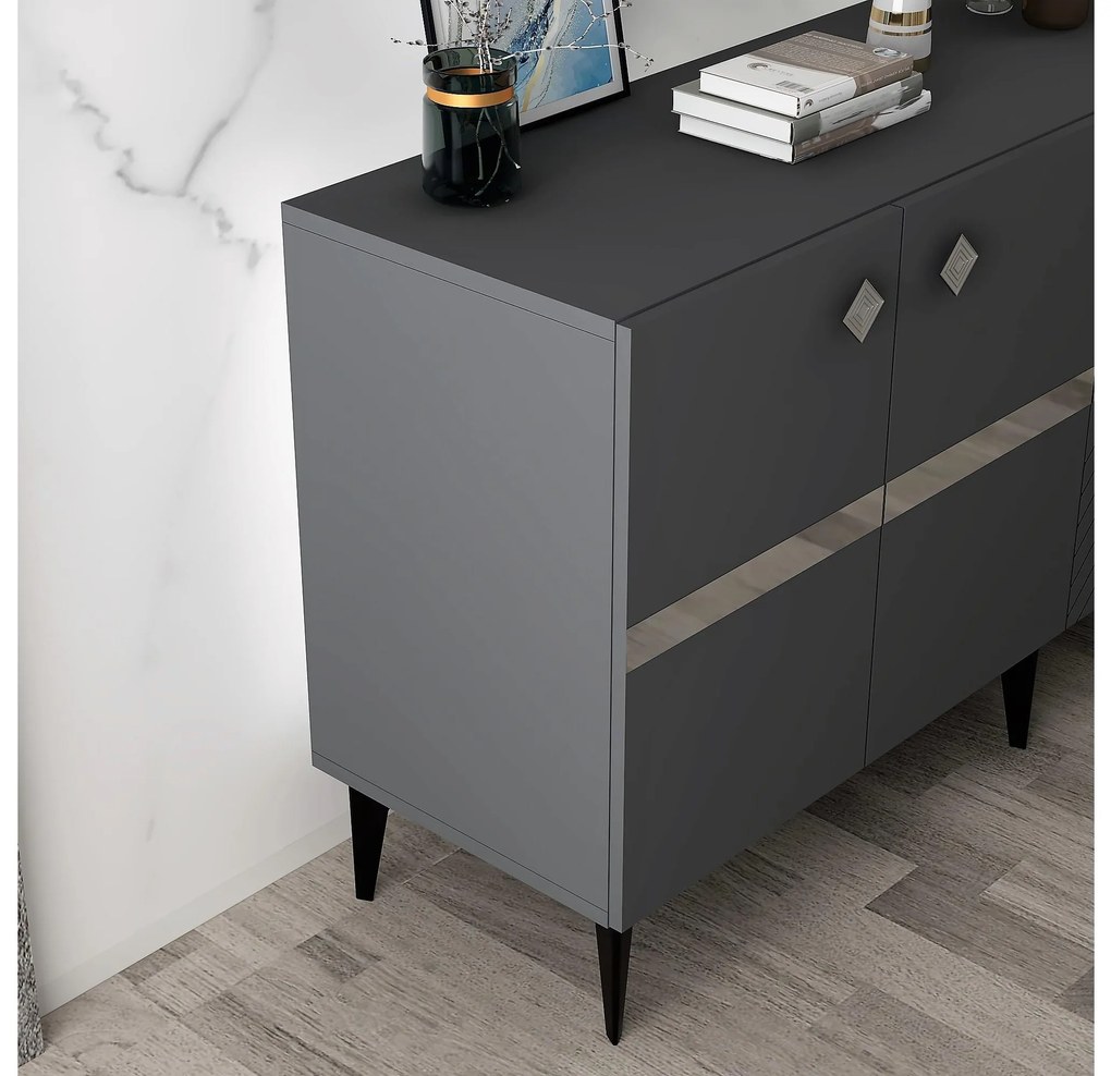 Dulap Tabivo (antracit + arigintiu) . 1093496