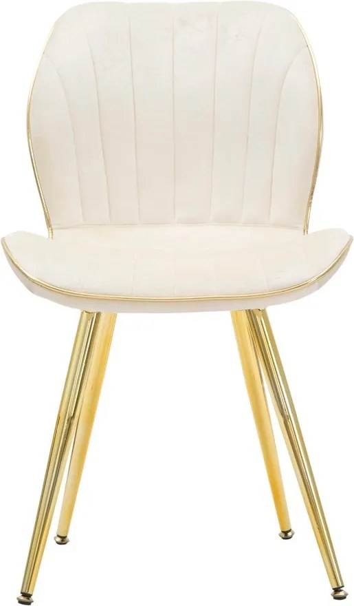 Scaune de dining crem 2 buc. Paris – Mauro Ferretti