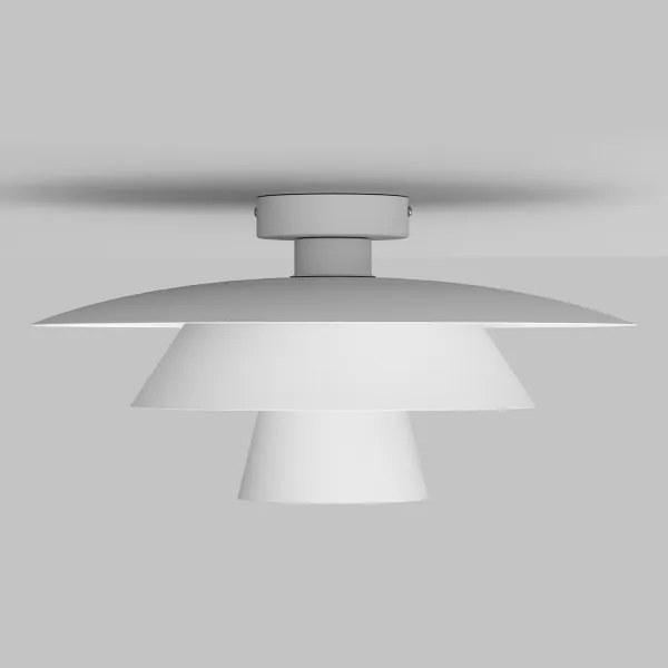 Plafonieră PLATO 1xE27/15W/230V, Ø 32 cm, alb