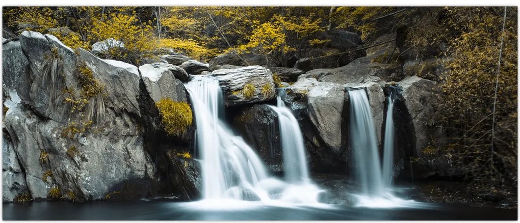 Tablou - Cascade, Lushan, China (120x50 cm)
