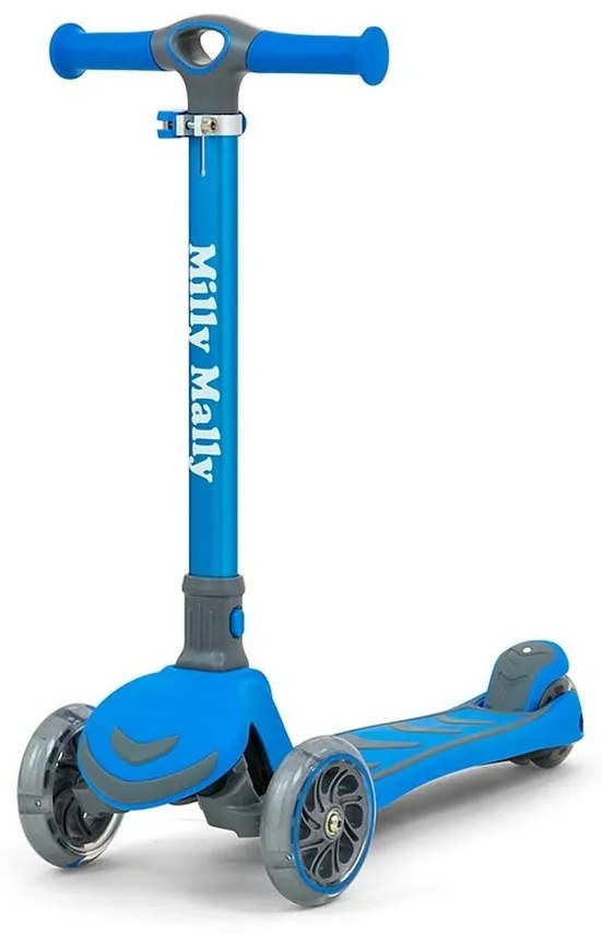 Milly Mally Trotinetă pentru copii Scooter Boogiealbastră, 80,6 x 59 x 25 cm