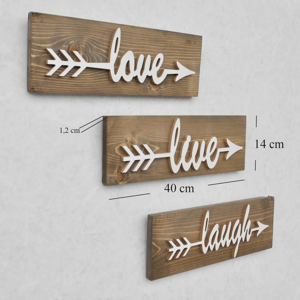 Decorațiune de perete din lemn AA085